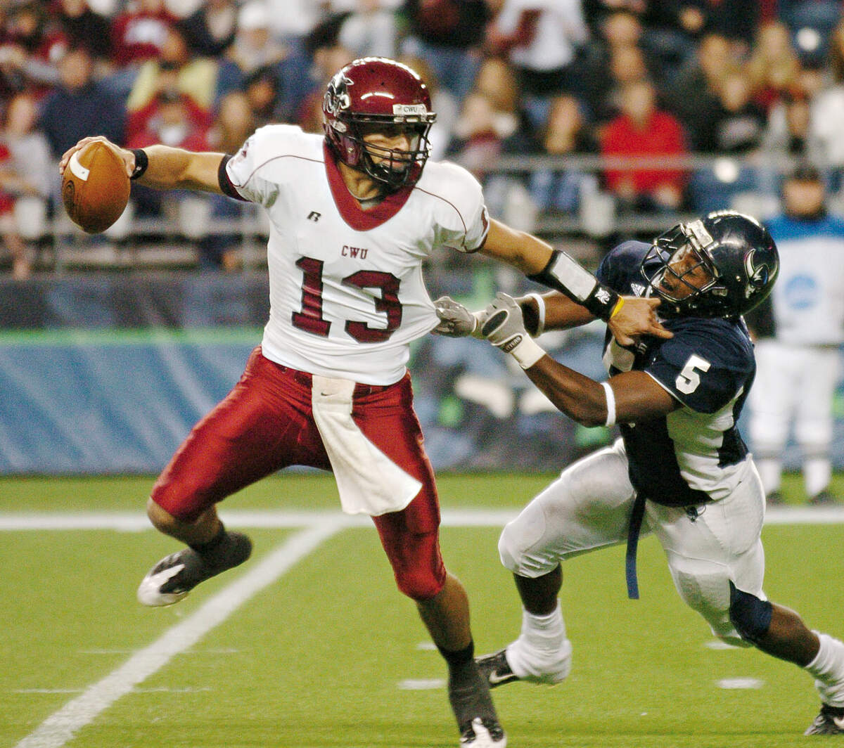 Mike Reilly when he played for Central Washington University.