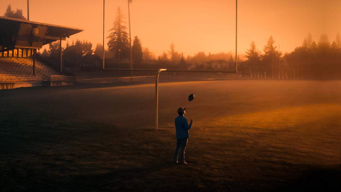 Former Squalicum and Lynden high school quarterback Clark Hazlett is chasing dreams to become a country music singer and filmed his first video Aug. 27 at Lynden High School.