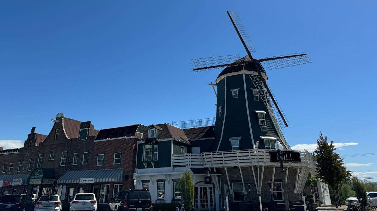 The Mill at Seventh and the Dutch Village Mall on Front Street in Lynden.