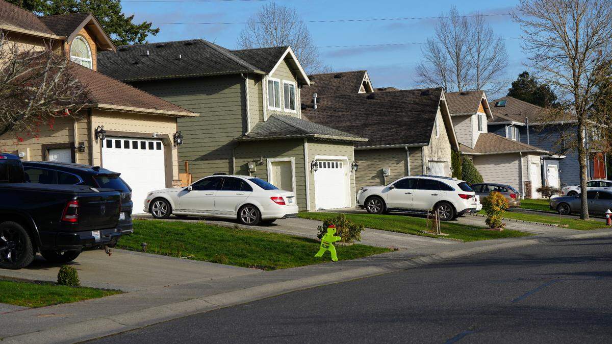 Garland Lane, a residential street in Bellingham.