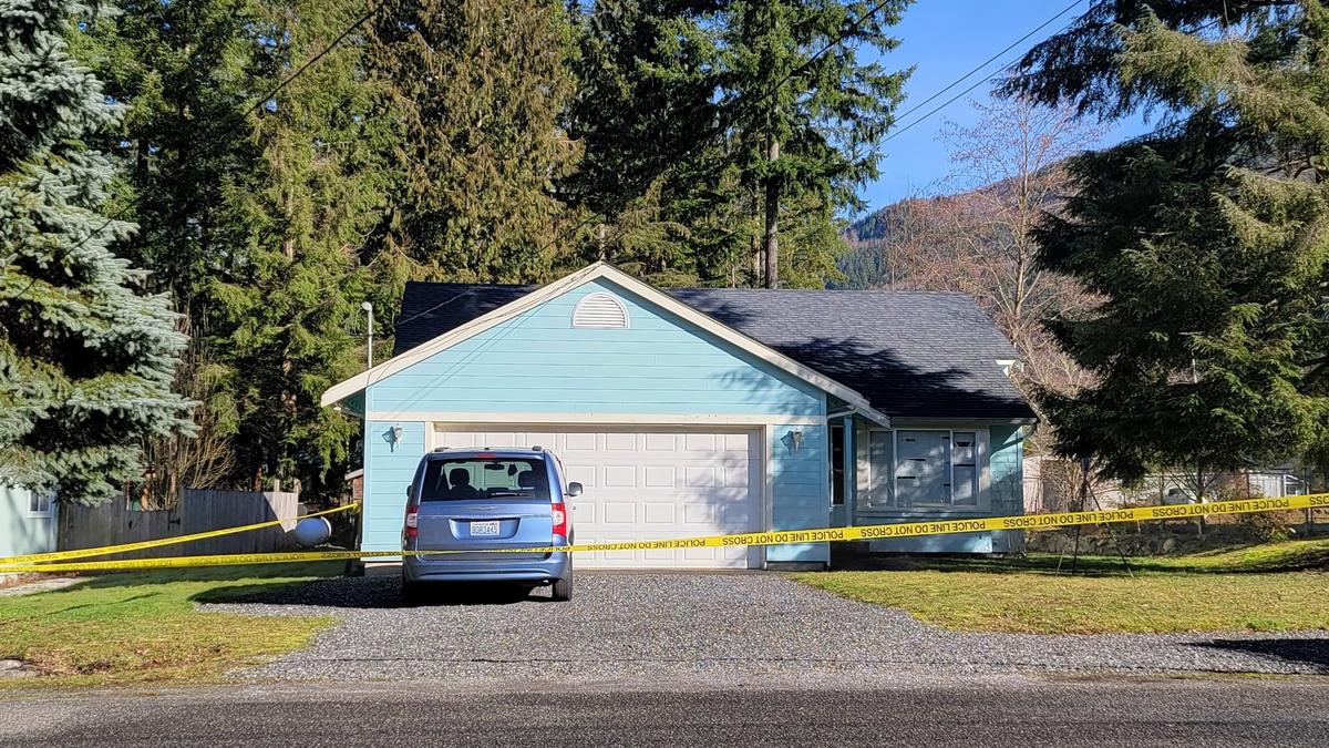 Bellingham Police investigate Friday, Jan. 11, 2022, after two Whatcom County Sheriff’s Office deputies were reportedly shot the night before in a Maple Falls, Wash., neighborhood. Joel Berck Young was arrested on suspicion of two counts of attempted murder.