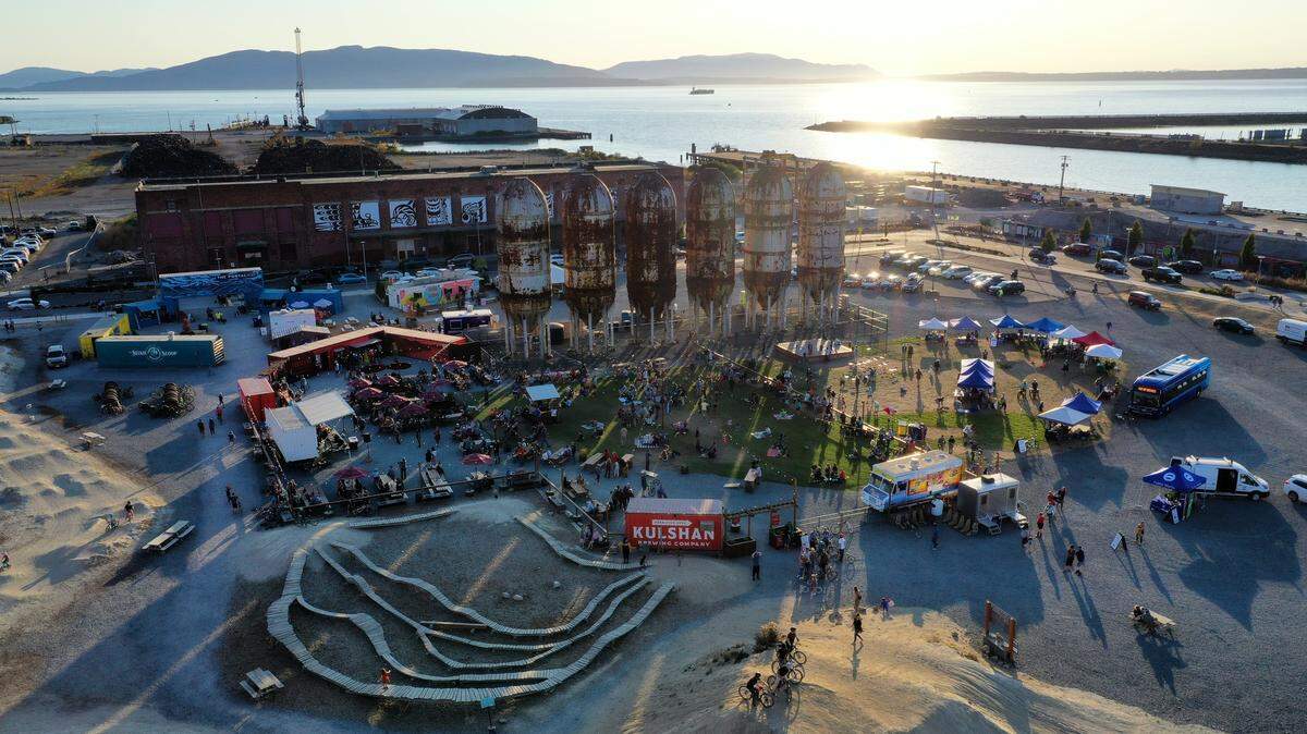 The Portal Container Village near Waypoint Park on the Bellingham waterfront.