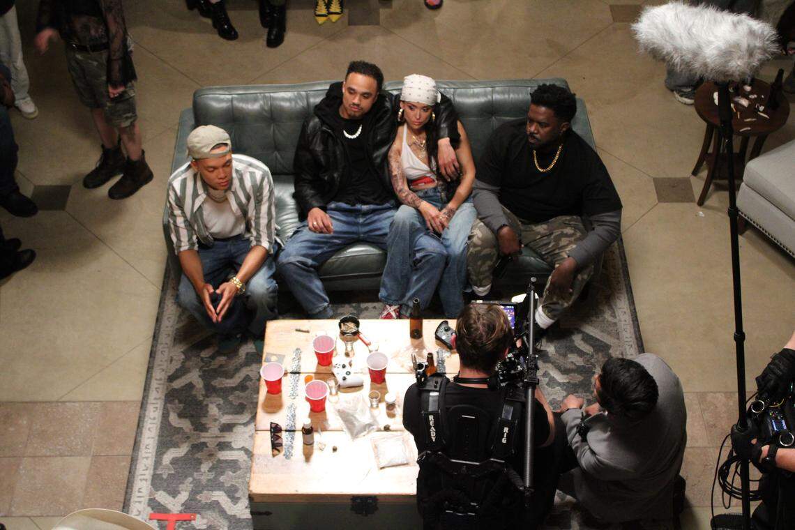 “Love and Other Crimes” films at the Lake Whatcom Manor on April 22. The film produced by IAJ media is filming in Whatcom County over 21 days.