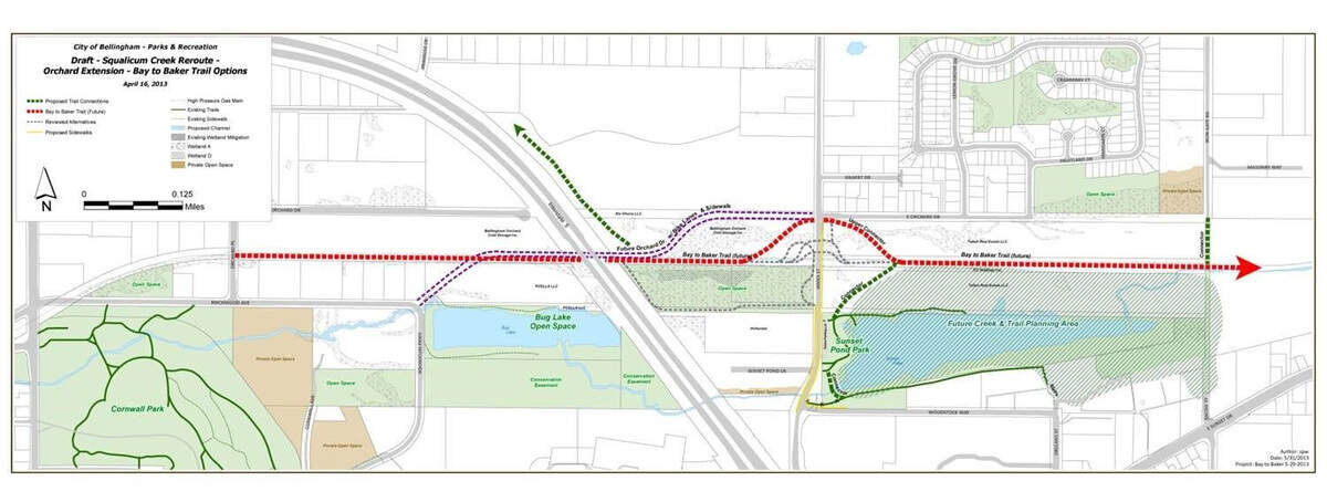 Bellingham is breaking ground Monday, March 1, on a road to connect East Orchard Drive with Birchwood Avenue/Squalicum Parkway, hoping to ease traffic congestion in the area.