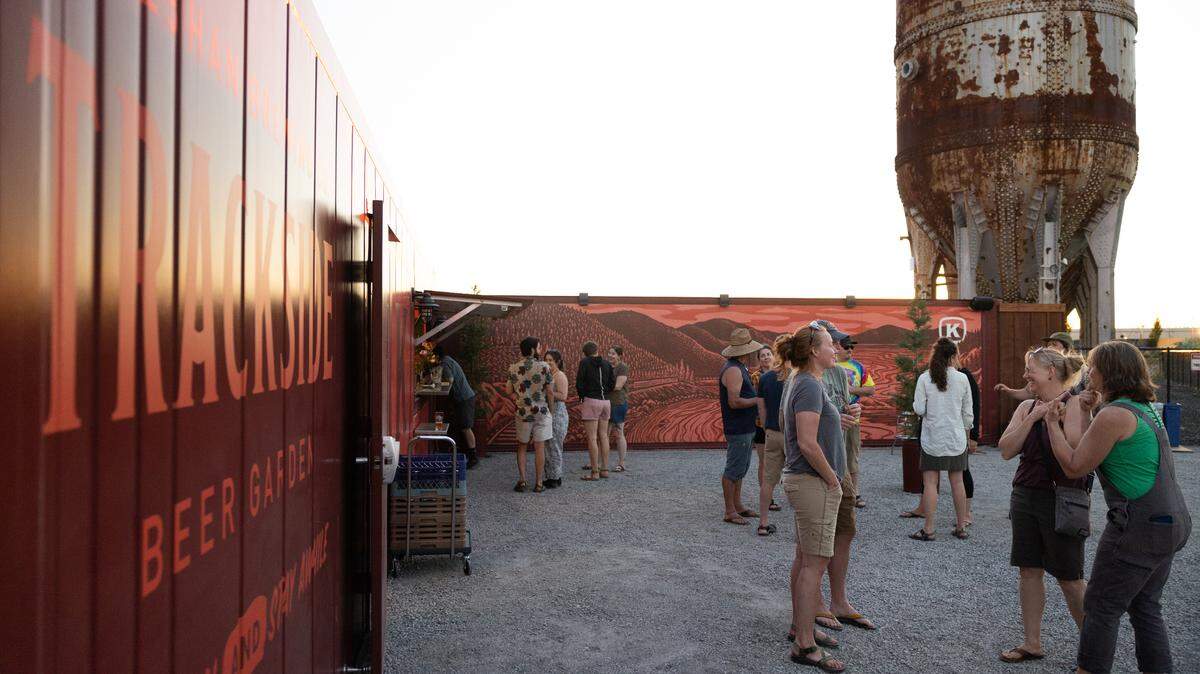 The Kulshan Trackside Beer Garden is scheduled to open on Friday, June 25. It’ll be open 11 a.m. to 11 p.m., with 20 beers on tap and a variety of food options nearby. The beer garden is in the Waterfront District near Waypoint Park.