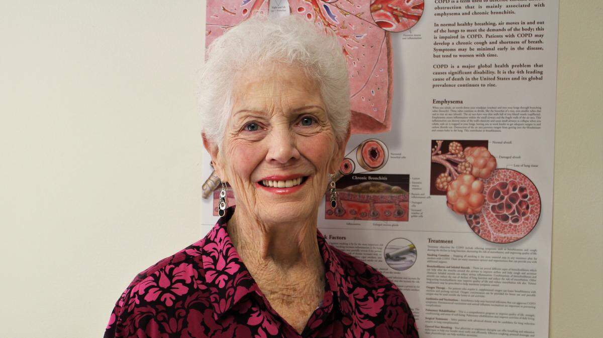 Marjorie Cowee, 78, of Mount Vernon was the first patient to undergo a revolutionary and minimally invasive procedure designed to help emphysema sufferers in 2019 at St. Joseph hospital in Bellingham.
