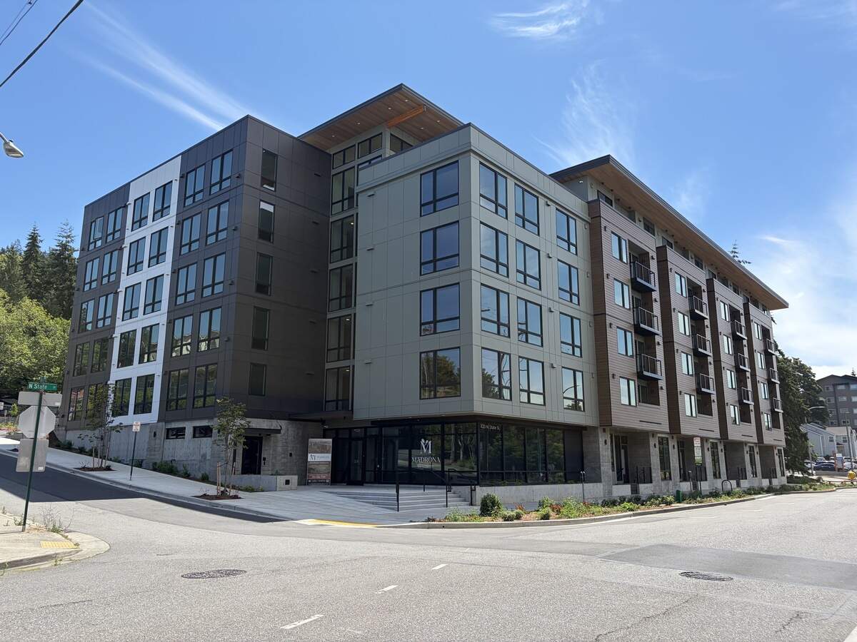 The Madrona condos on State Street.