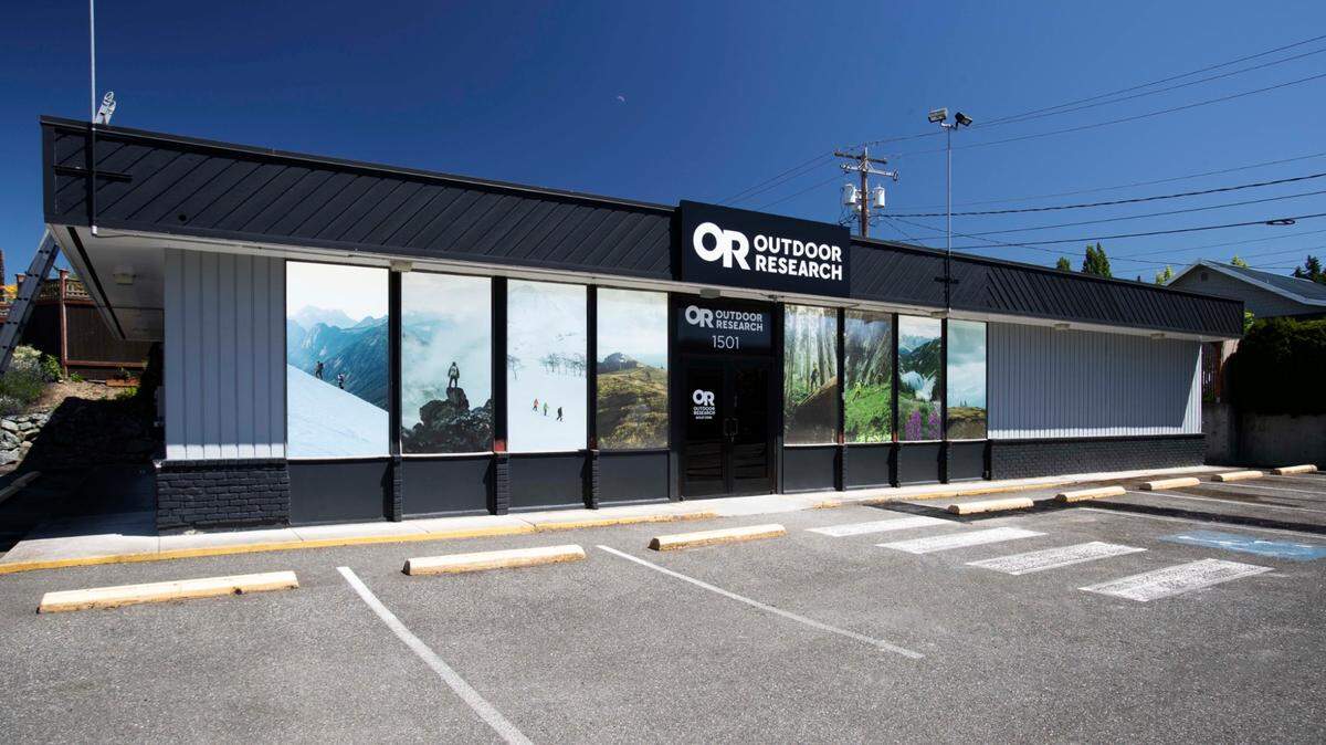 The new Outdoor Research retail store at 1501 12th St. in Bellingham, Wash.