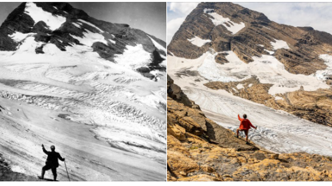 Between 1966 and 2015, every one of the 26 named glaciers in Glacier National Park got smaller. Some lost more than 80% of their area but the average loss was about 40%.