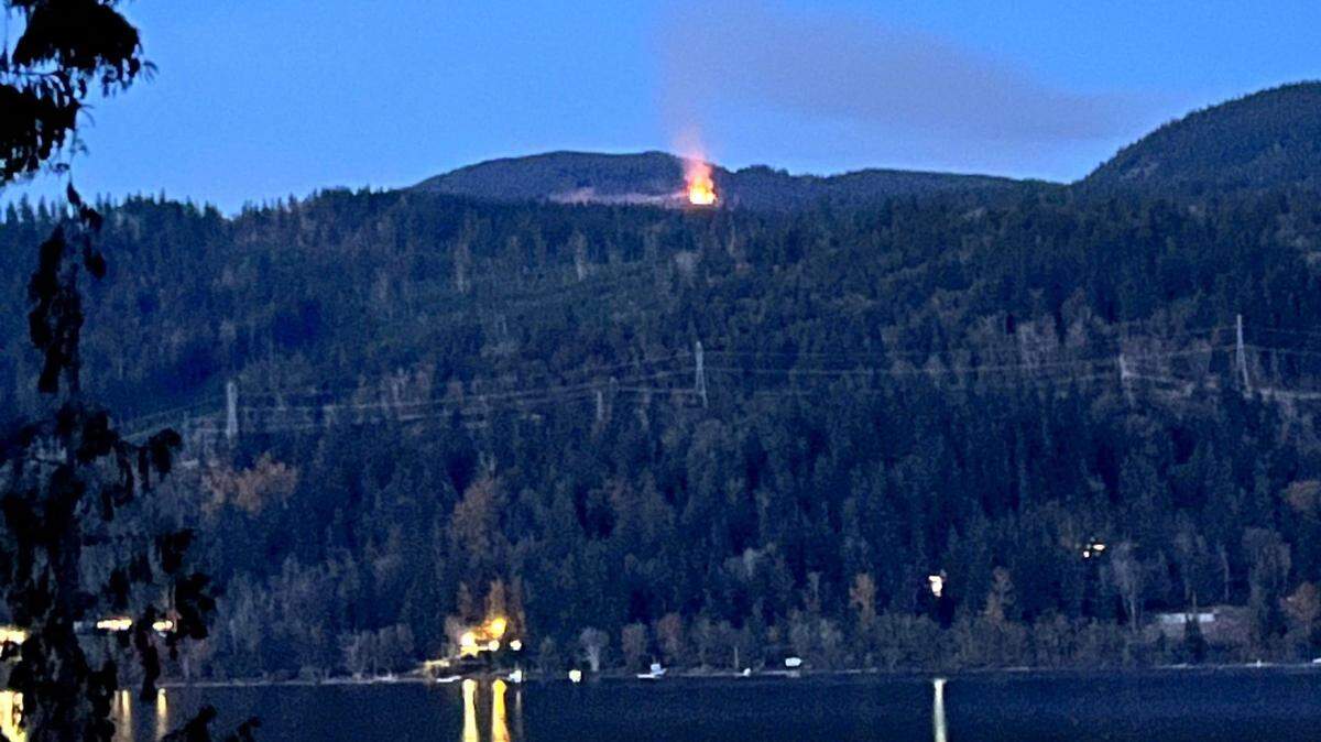 Sudden Valley residents could see a permitted fire burning on Stewart Mountain on Tuesday evening, Nov. 15.