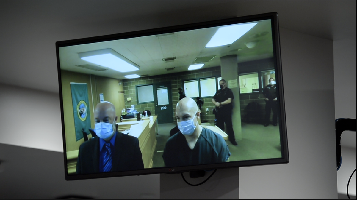 Zachary Ranahan, 34, made his first appearance in Whatcom County Court on Tuesday, Oct. 13. Ranahan and Roseanne Louise Paden, 36, are charged with first-degree murder for the death of 41-year-old Clinton E. Gulick Sunday, Oct. 11.