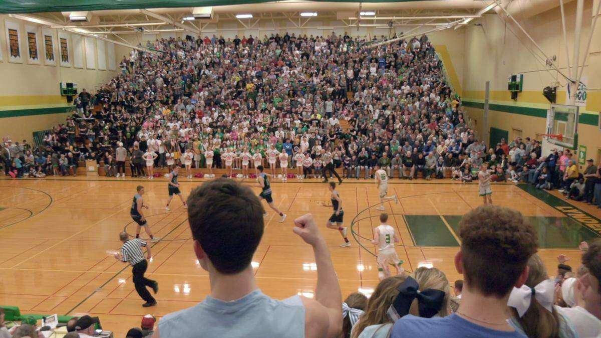 Fans pack the Jake Maberry Gymnasium during the Lynden vs. Lynden Christian basketball game at Lynden High School on Jan. 25.