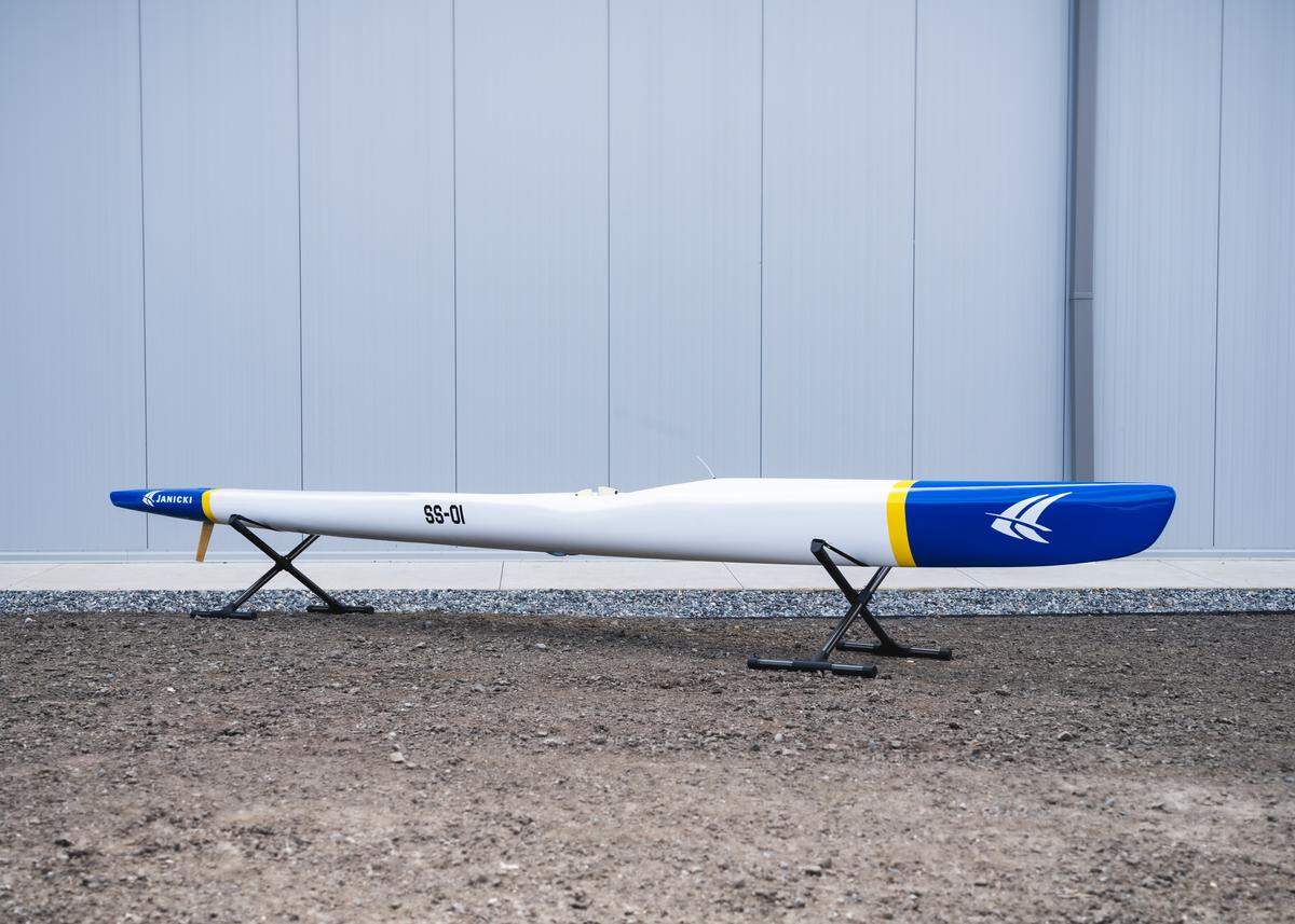 Employees of Janicki Industries custom-built a surfski kayak for Whatcom County’s 2026 Ski to Sea multisport relay race event.