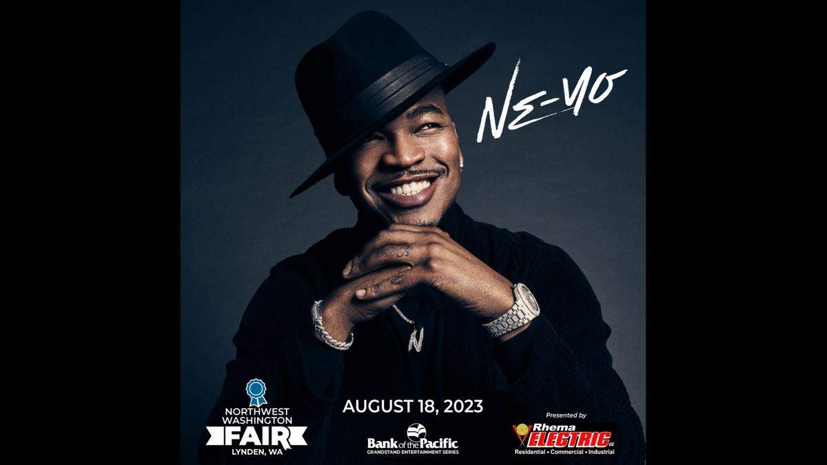 The three-time Grammy winner, NE-YO, will perform at the Northwest Washington Fair on August 18, 2023, in Lynden, Washington.