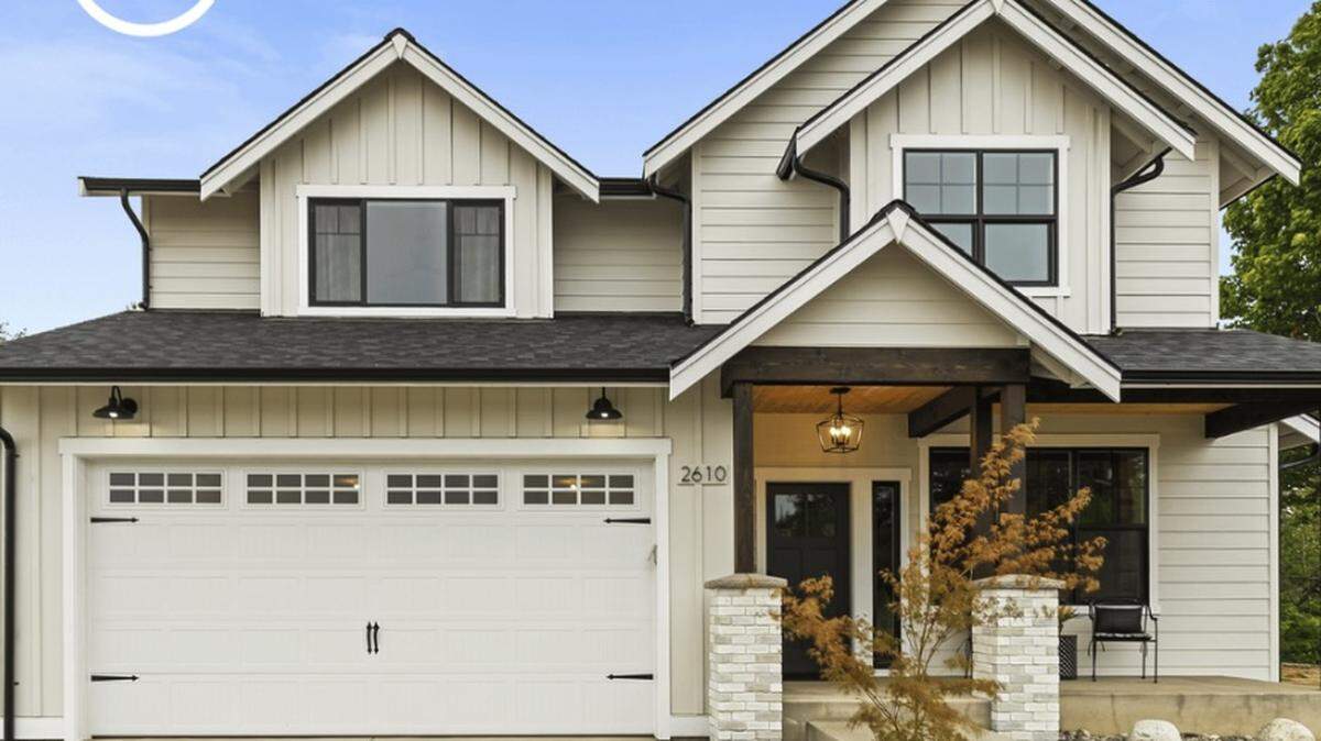 A completed home at the Church Hill Ranch housing development in Ferndale shows one of seven model options home buyers can choose from. The development is expected to have 82 single-family homes upon completion.