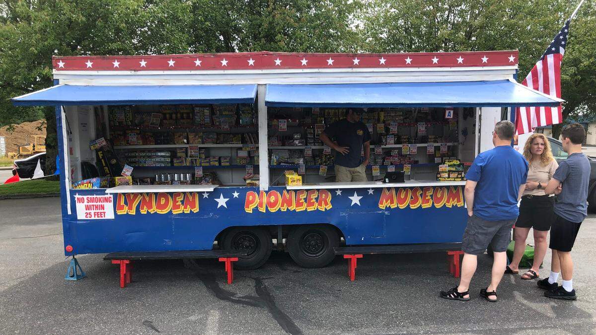 The TNT Fireworks stand seen last year in Lyndon. Washington.