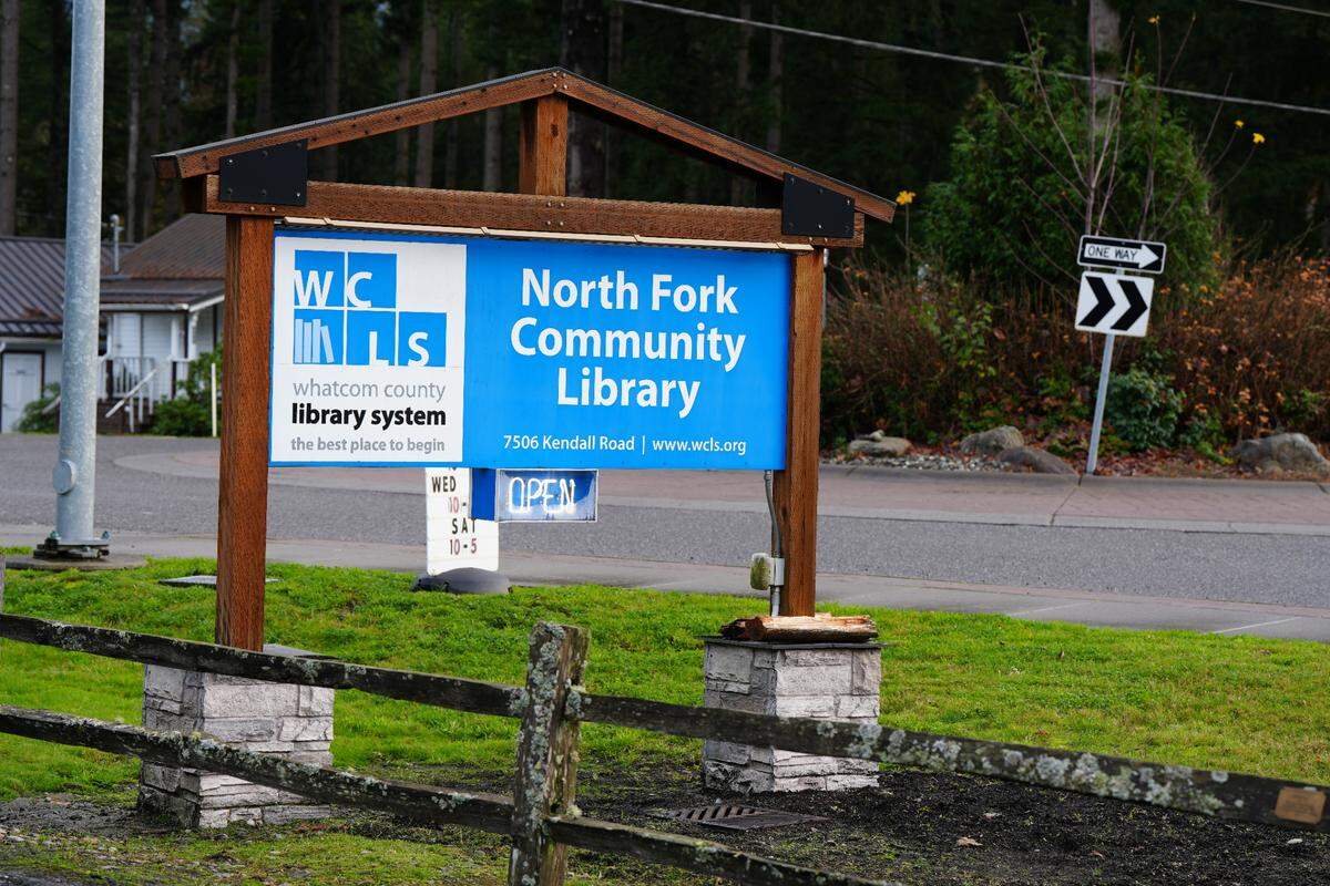 The North Fork Library on November 12, 2024, in Kendall, Wash.