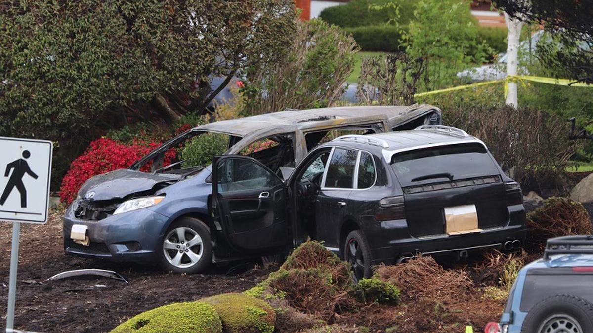 One man died in a fiery two-car crash in Peace Arch Park along the U.S. Canadian border on Thursday. Officials have re-opened the northbound crossing on Friday.