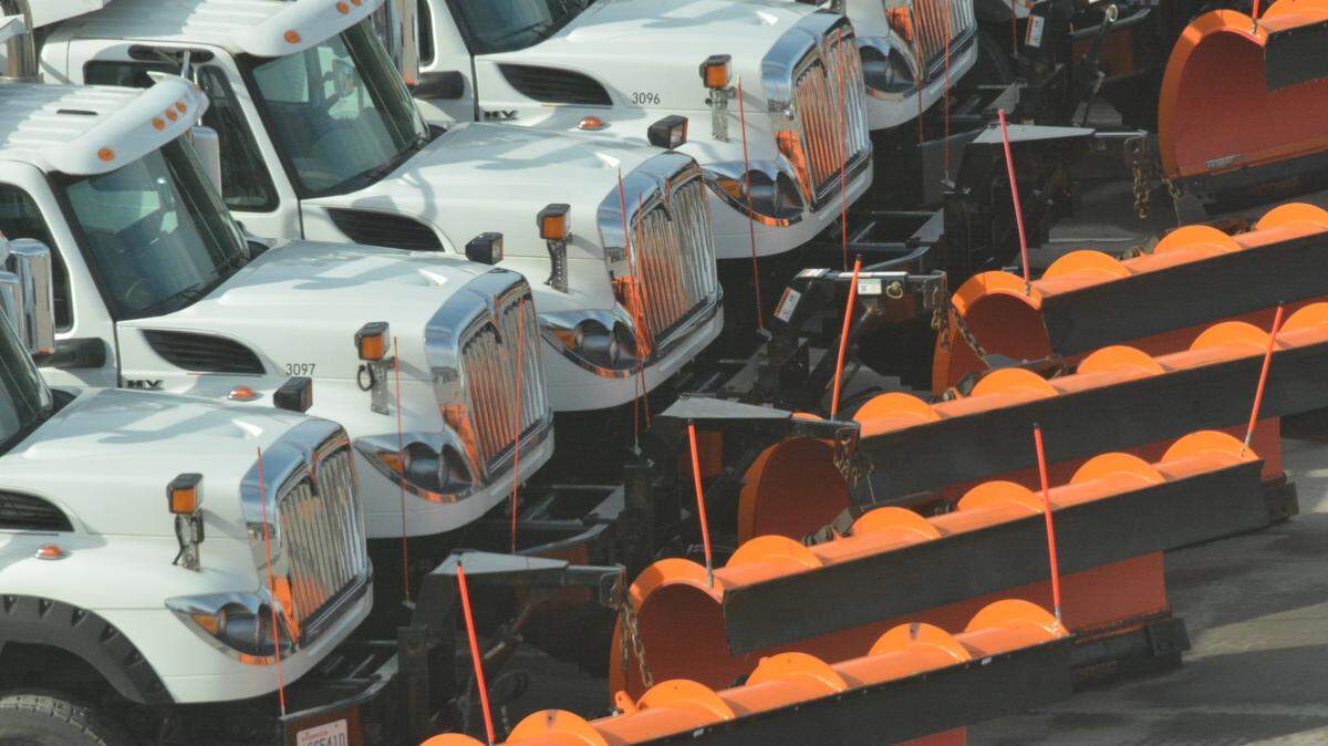 City of Bellingham snowplows.