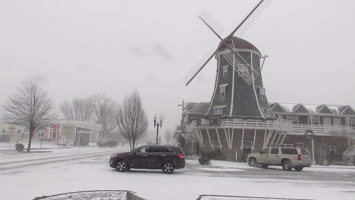 Several inches of snow fell by Sunday afternoon in Lynden. The National Weather Service Sunday afternoon said the area is “around 10 to 15 degrees cooler than normal for the first week of February.”