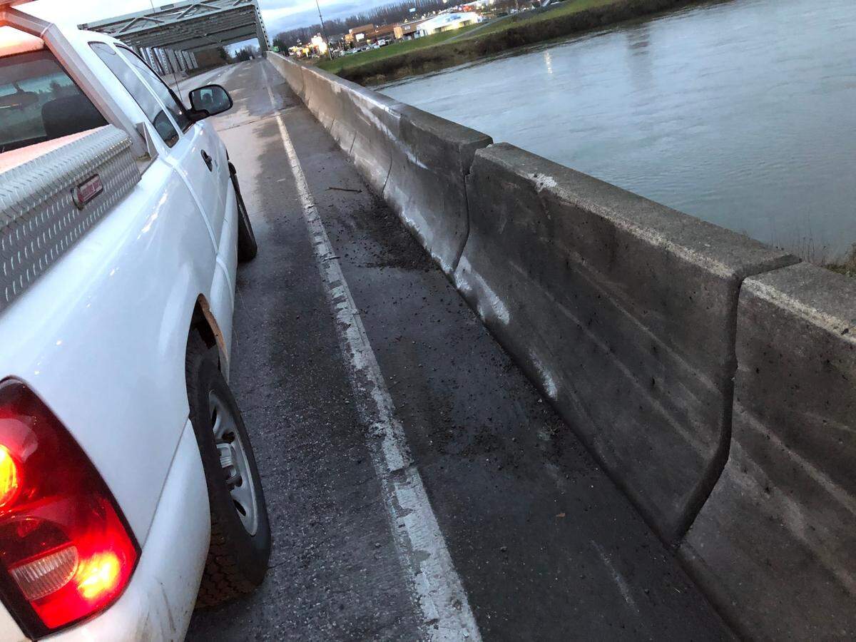 Both directions of I-5 have reopened after it was closed Wednesday morning, Dec. 9, at the Skagit River bridge following a non-injury crash damaged the bridge.