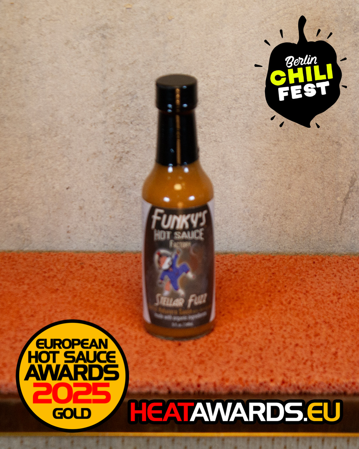 Stellar Fizz by Funky’s Hot Sauce.