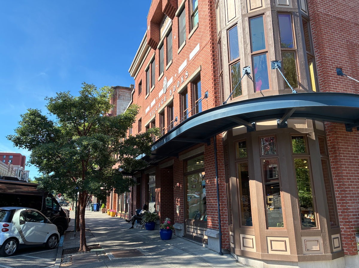 The exterior of Village Books in Fairhaven is pictured on July 11, 2025. Next Chapter Cafe is located inside Village Books.
