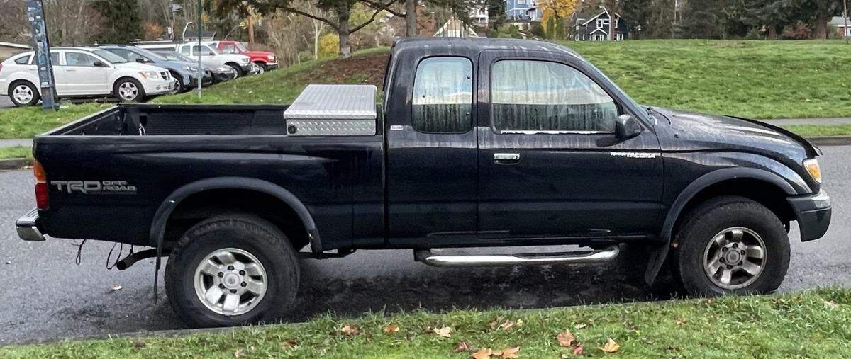Bellingham police say 28-year-old Julio Ortiz-Ortiz has used this black Toyota Tacoma truck to pick up vulnerable men across Bellingham and assault them. Ortiz-Ortiz is accused of being a serial rapist targeting incapacitated or homeless men over the past several years. Police are asking the public to come forward with any information they have involving potential assaults and Ortiz-Ortiz.