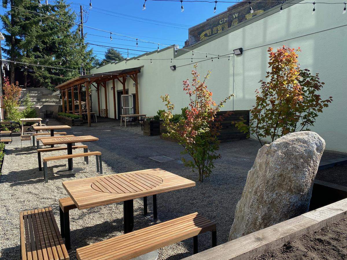 The patio at Carnal.