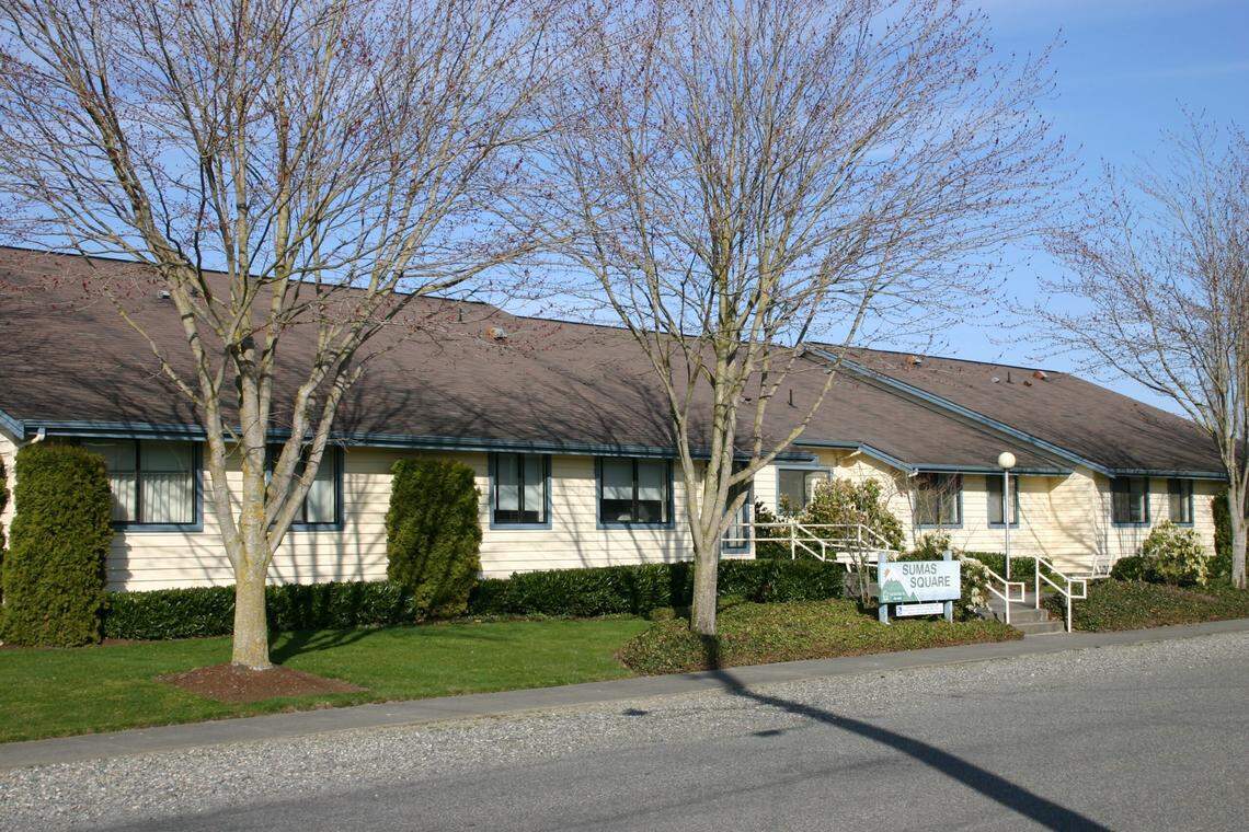 The Sumas Square Apartments provided almost three decades of affordable senior housing in Sumas before sustaining significant damage from flooding in November 2021. The site was expected to undergo elevation and rehabilitation in 2026 to return it to affordable housing.