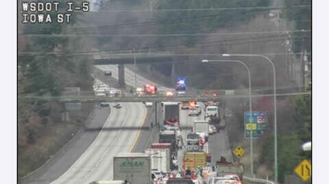 I-5 closed through Bellingham after serious injury crash | Bellingham ...