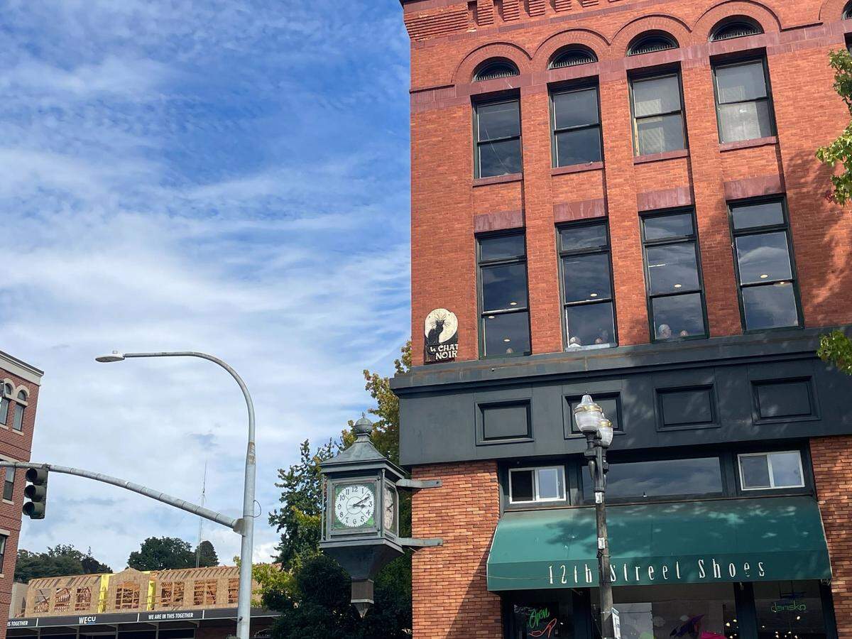 The Black Cat restaurant on the third floor of the Sycamore Square building in Bellingham. 