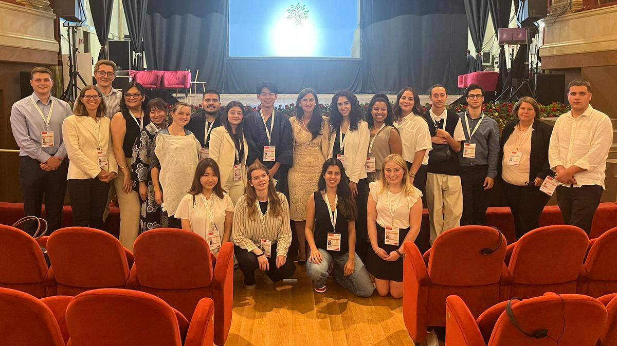 Lummi Tribal member Steffan Kinley, center left, is seen at the G7 Ministers’ Meeting on Agriculture in Siracusa, Italy in September 2024.
