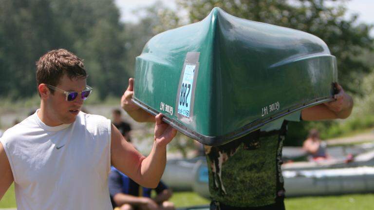 2008 Ski to Sea Race:<br></br>Canoe leg