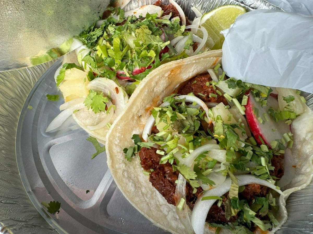 A vegan al pastor taco at El Gitano at 1125 E Sunset Drive in Bellingham, Wash. on Wednesday, June 5, 2024.