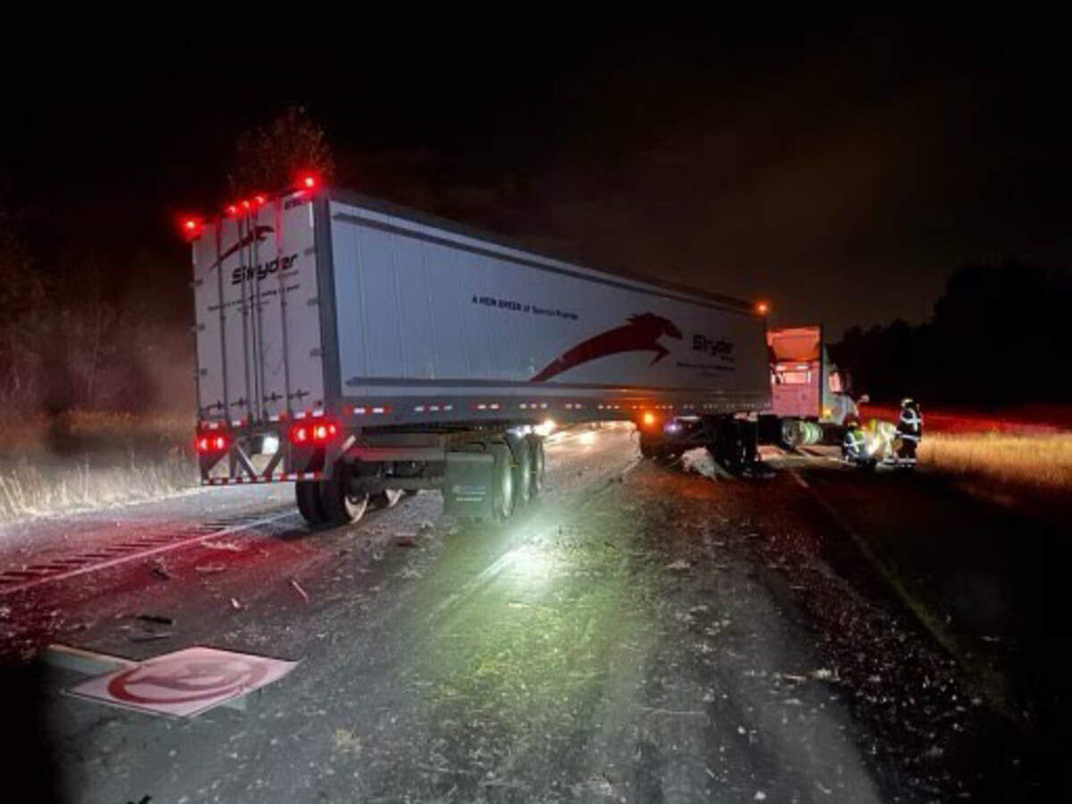 A crash Tuesday, Sept. 28, along Interstate 5 in Whatcom County snarled traffic throughout the morning. The Washington State Patrol reports that the incident occurred when the driver of a northbound semi fell asleep, crossed the median and ended up blocking both southbound lanes.