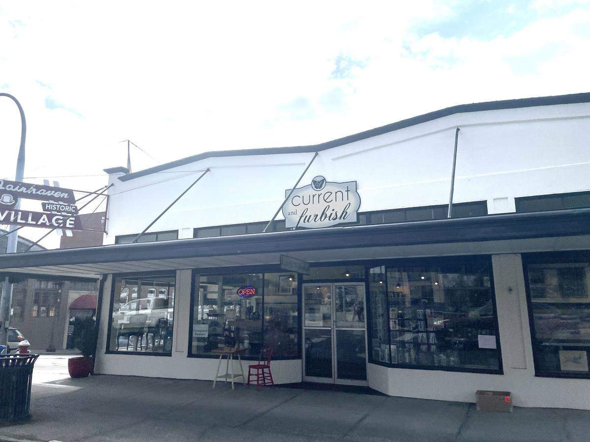 The Current and Furbish store at 1115 Harris Ave. in April 2024.