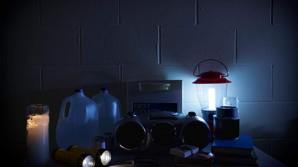 Power outage stock photo