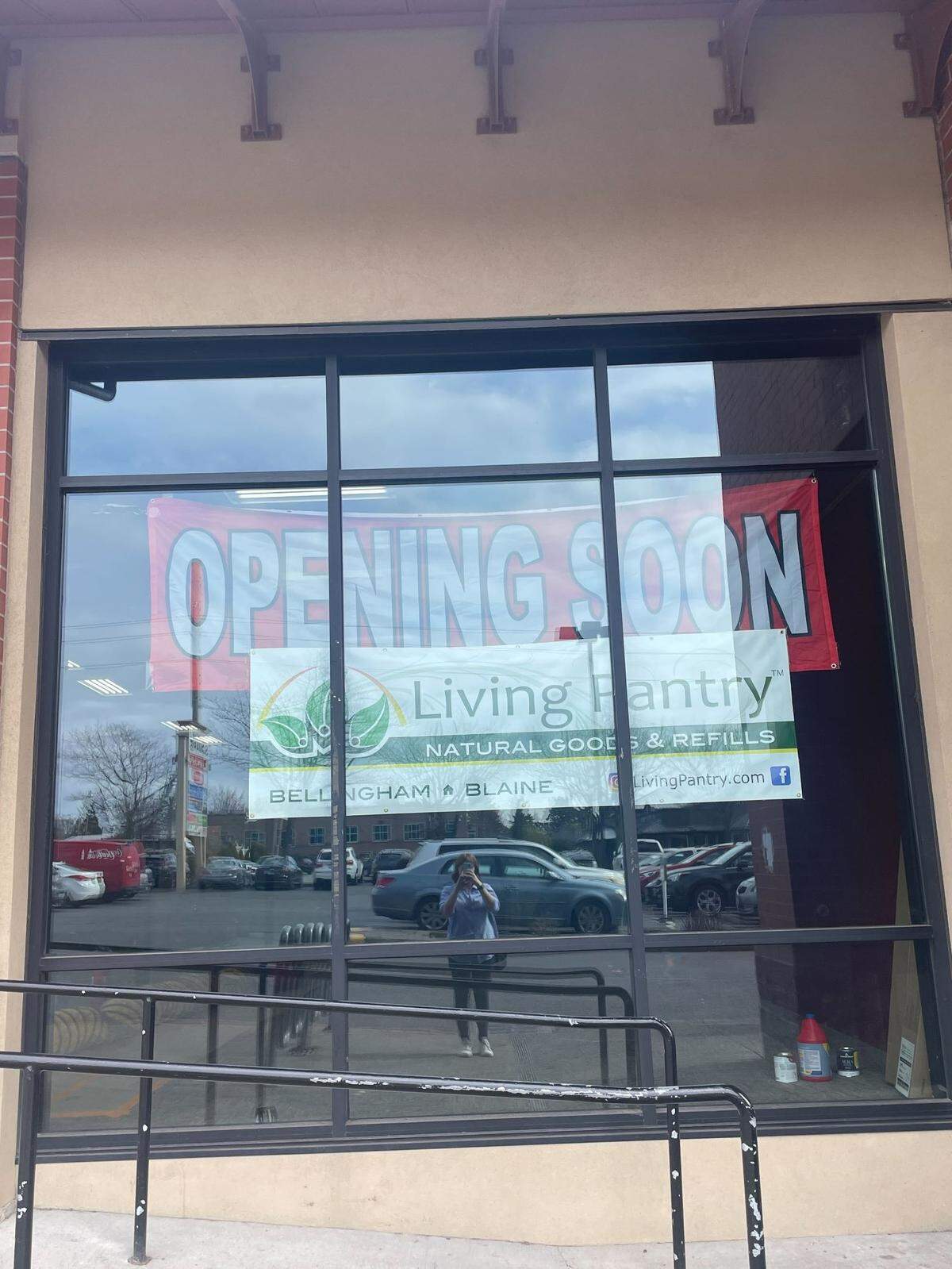 Living Pantry, a eco-friendly and natural goods store opening soon next to Trader Joe’s at 2410 James St, Bellingham, Washington.