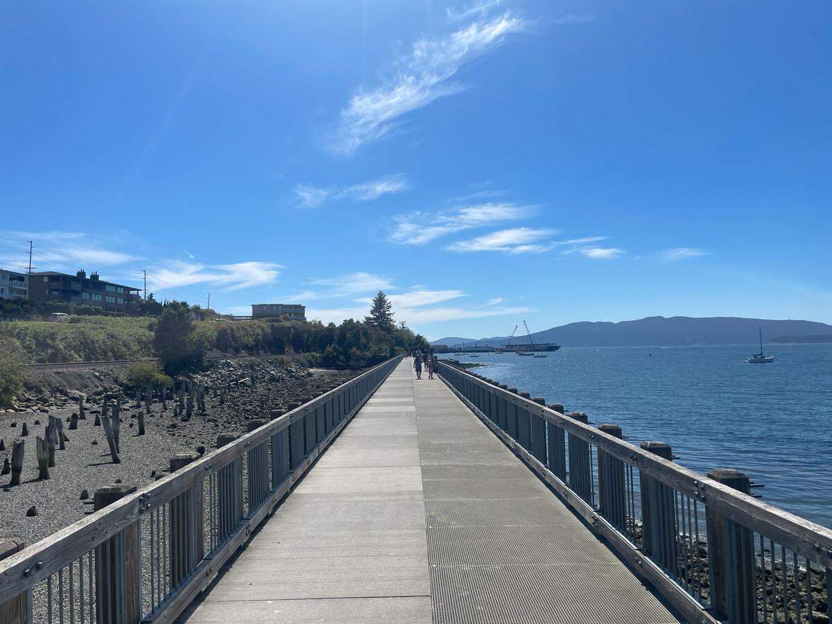 The Bellingham Boardwalk at Boulevard Park in Bellingham, Wash. on Friday, Aug. 4, 2023.