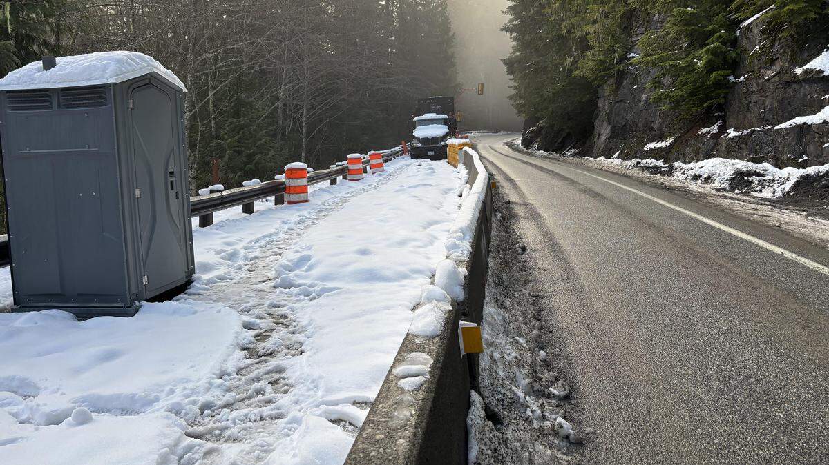 Mount Baker Highway has been reduced to a single lane with automatic signals directing traffic since Dec. 21. A section of the highway east of Glacier will close for five days starting Feb. 2.