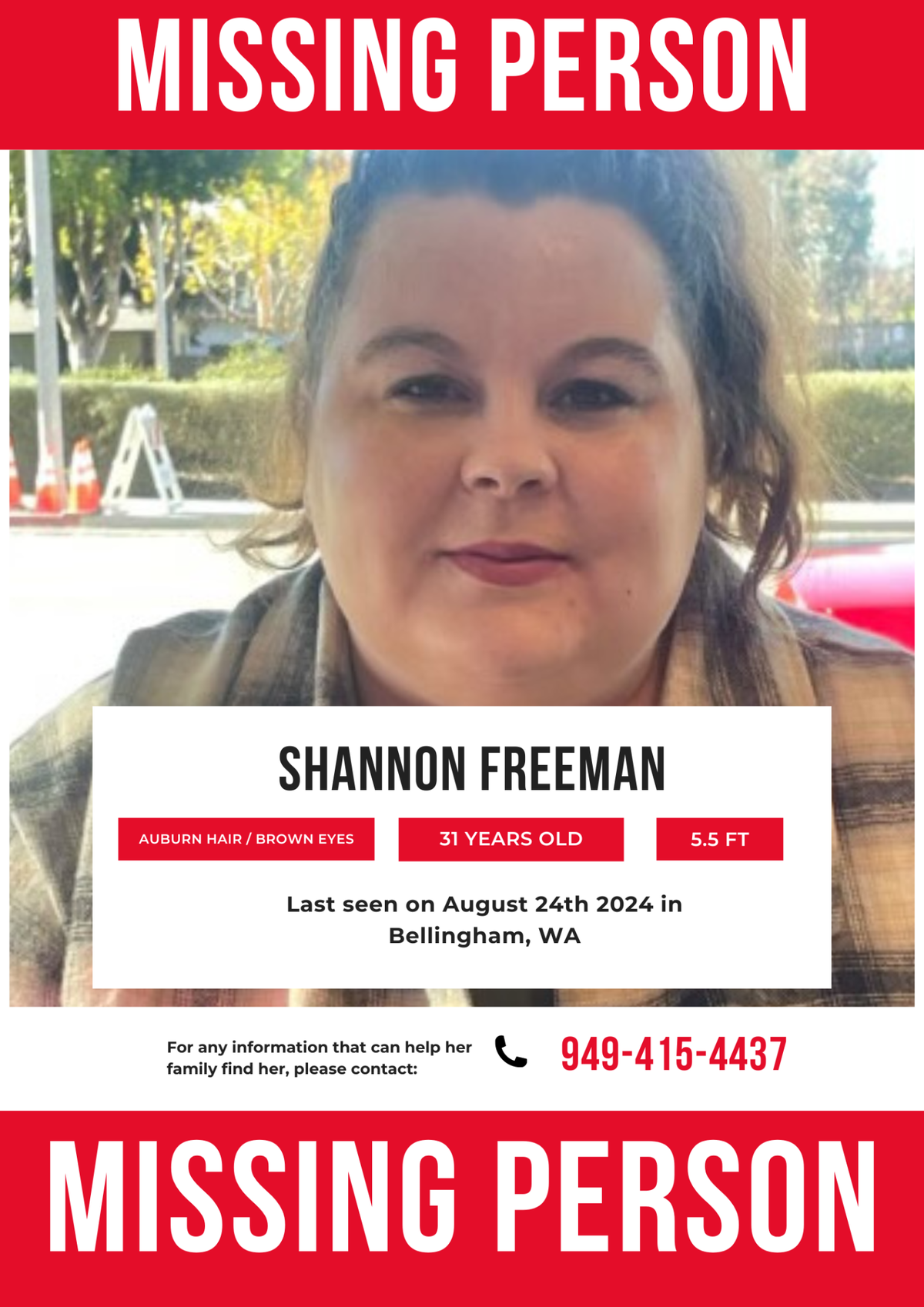 Shannon Freeman, 31, has been missing for several days and the family is looking for any information they can get regarding her whereabouts.