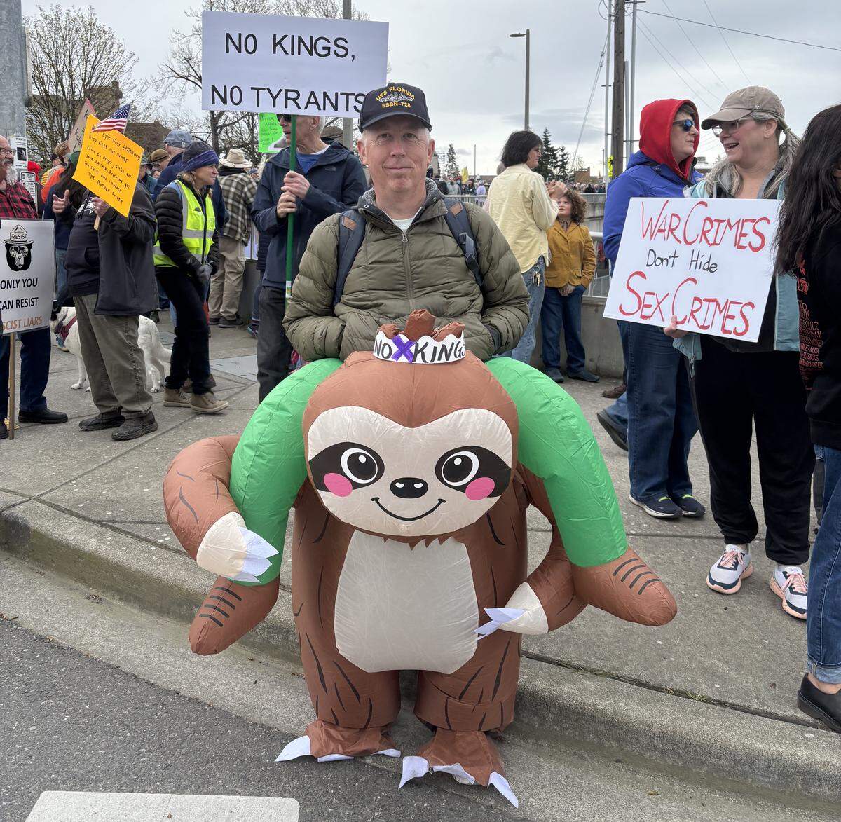 Bellingham’s No Kings rally March 28, 2026.
