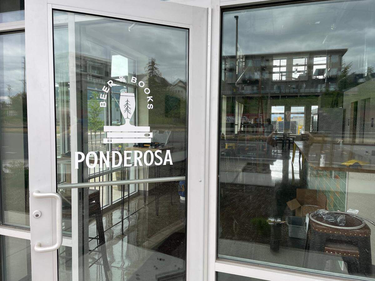 Ponderosa Beer &amp; Books.