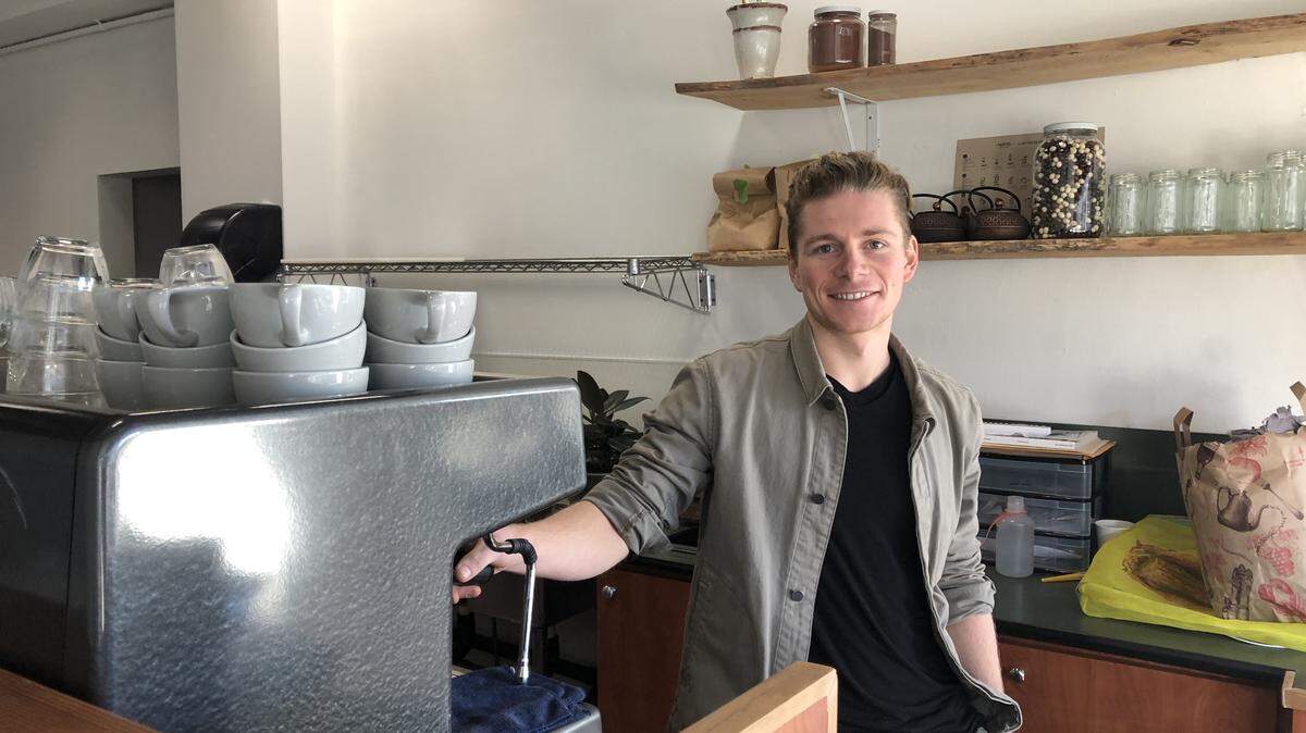 Emile Diffley hopes to have Anmly Cafe open in the coming week in the Bellingham Towers building on Commercial Street. The cafe will offer coastal Mediterranean menu. The cafe will also have a goal of zero waste, encouraging customers to make sustainable food choices.