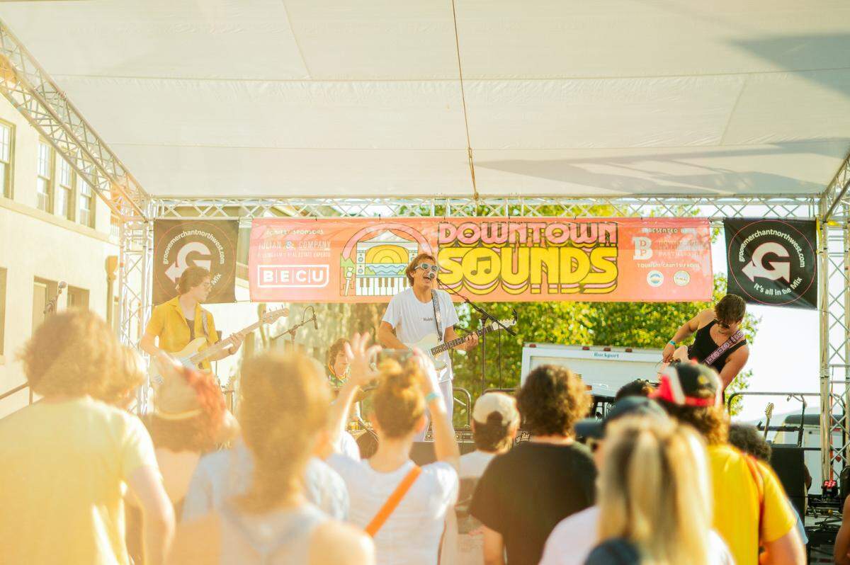 Cuttlefish performs at Downtown Sounds last summer in Bellingham.