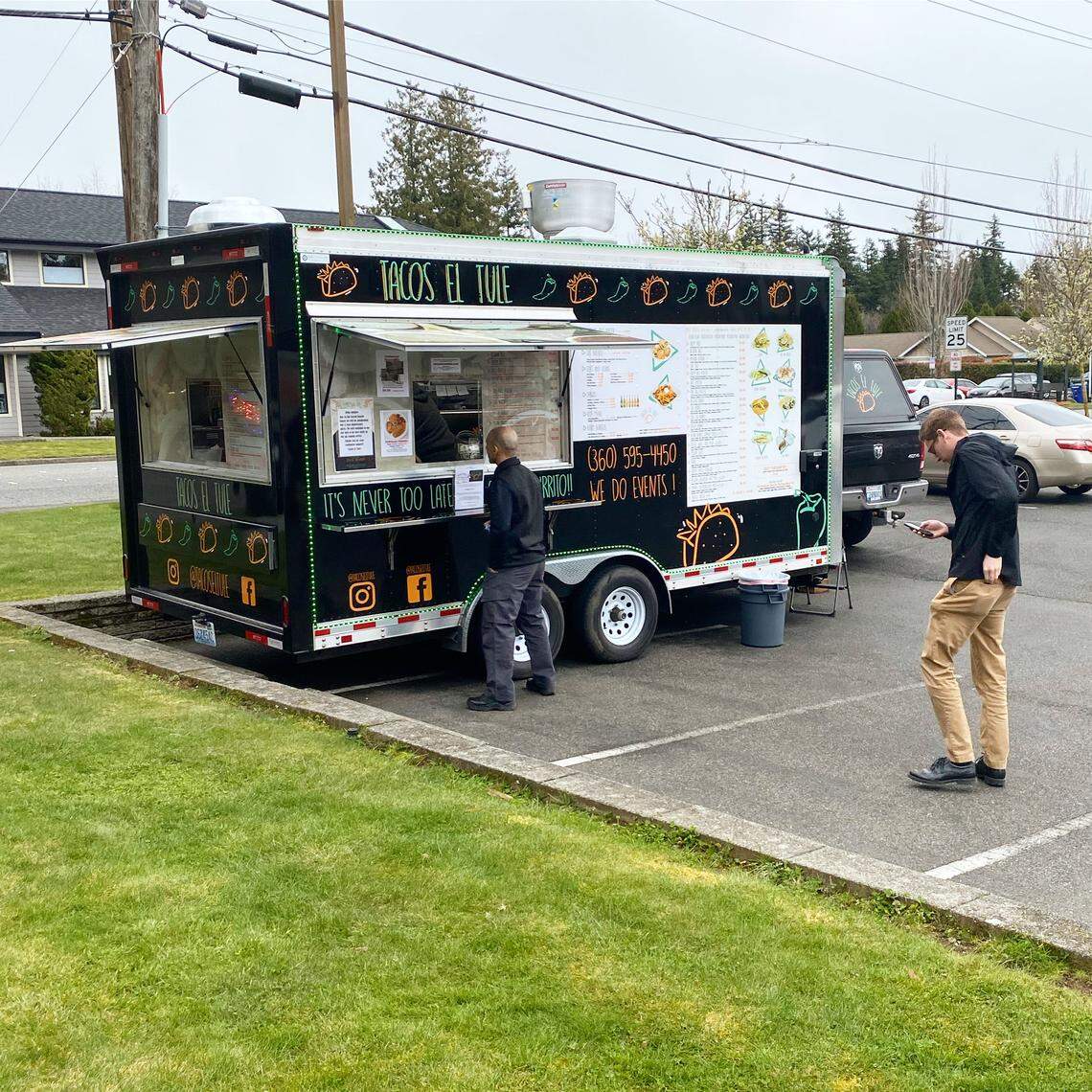 Bayview Pest Control and Tacos El Tule offered 100 free burritos to first responders and medical professionals Friday, April 3, in Bellingham.