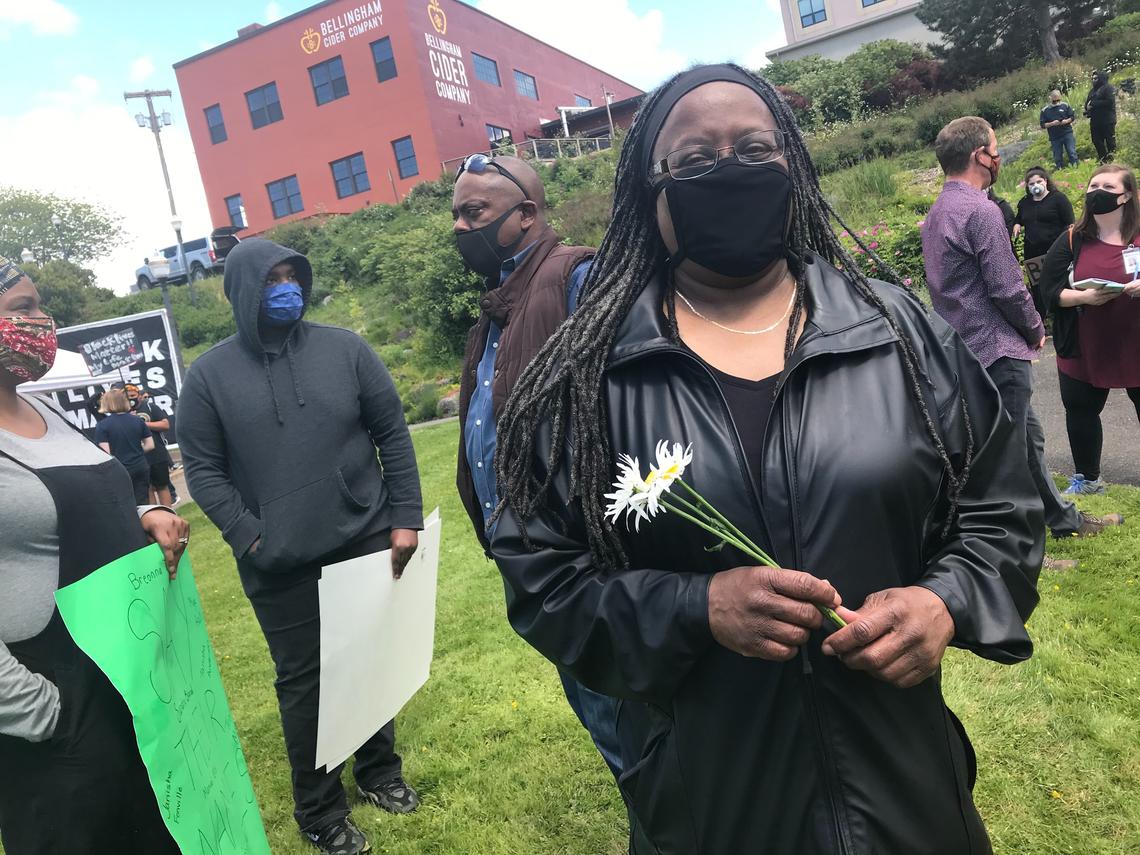 DeeDee Davis of Bellingham, one of the event’s organizers, said she hoped that speakers at the Saturday, June 6, rally at Maritime Heritage Park in Bellingham would help those in attendance “be able to have empathy and feel each others’ pain,”