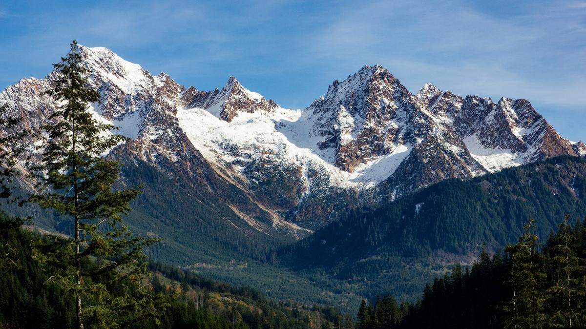 The view from Skookum Creek includes Twin Sisters Mountain southwest of Mount Baker. Whatcom Land Trust’s purchased 1,400 acres in the area for $4 million to create the Skookum Creek Conservation Corridor.