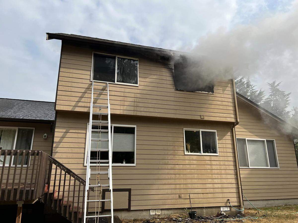 The Bellingham Fire Department extinguished a home fire Tuesday afternoon, Sept. 13, in the Whatcom Falls neighborhood.